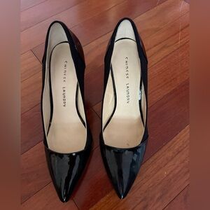 Chinese Laundry Serendipity Black Patent Leather and Suede Women' Shoes Size 10
